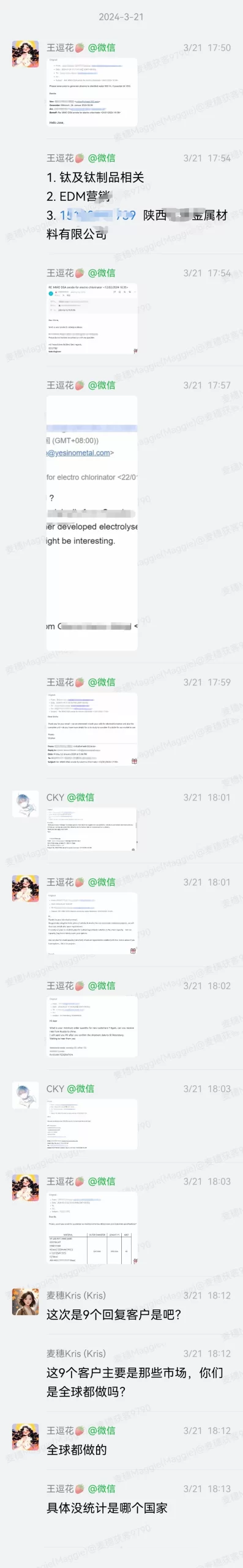 钛及钛制品|麦穗客户反馈 M182